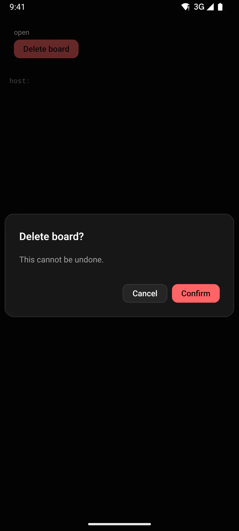 AlertDialog rendered by the Compose renderer on Android
