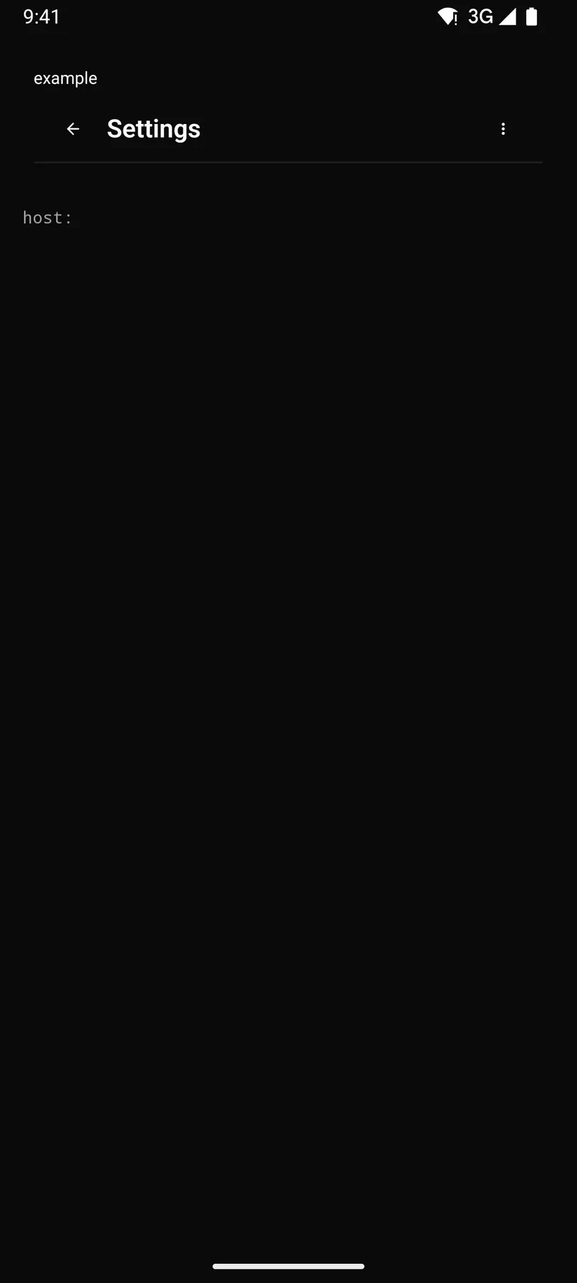 AppBar rendered by the Compose renderer on Android