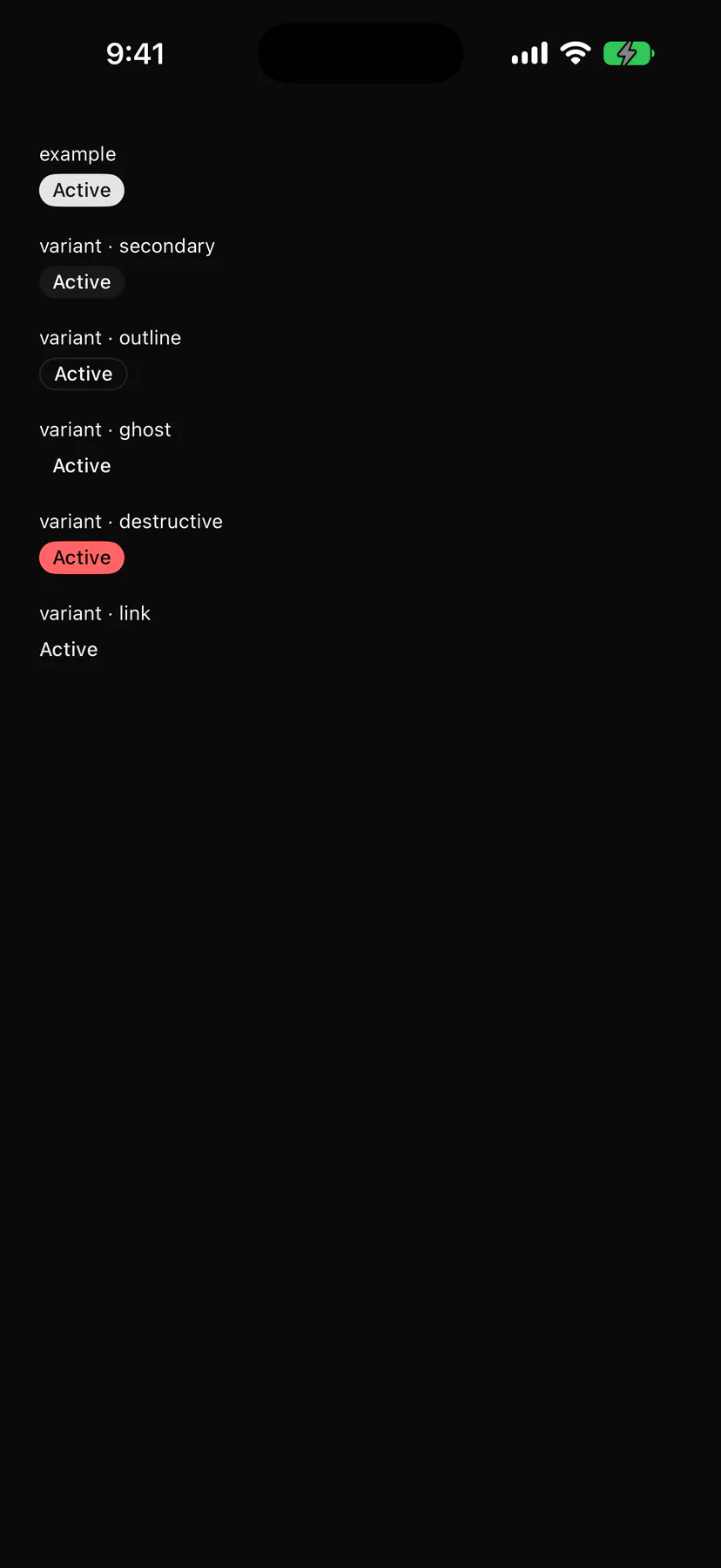 Badge rendered by the SwiftUI renderer on iOS