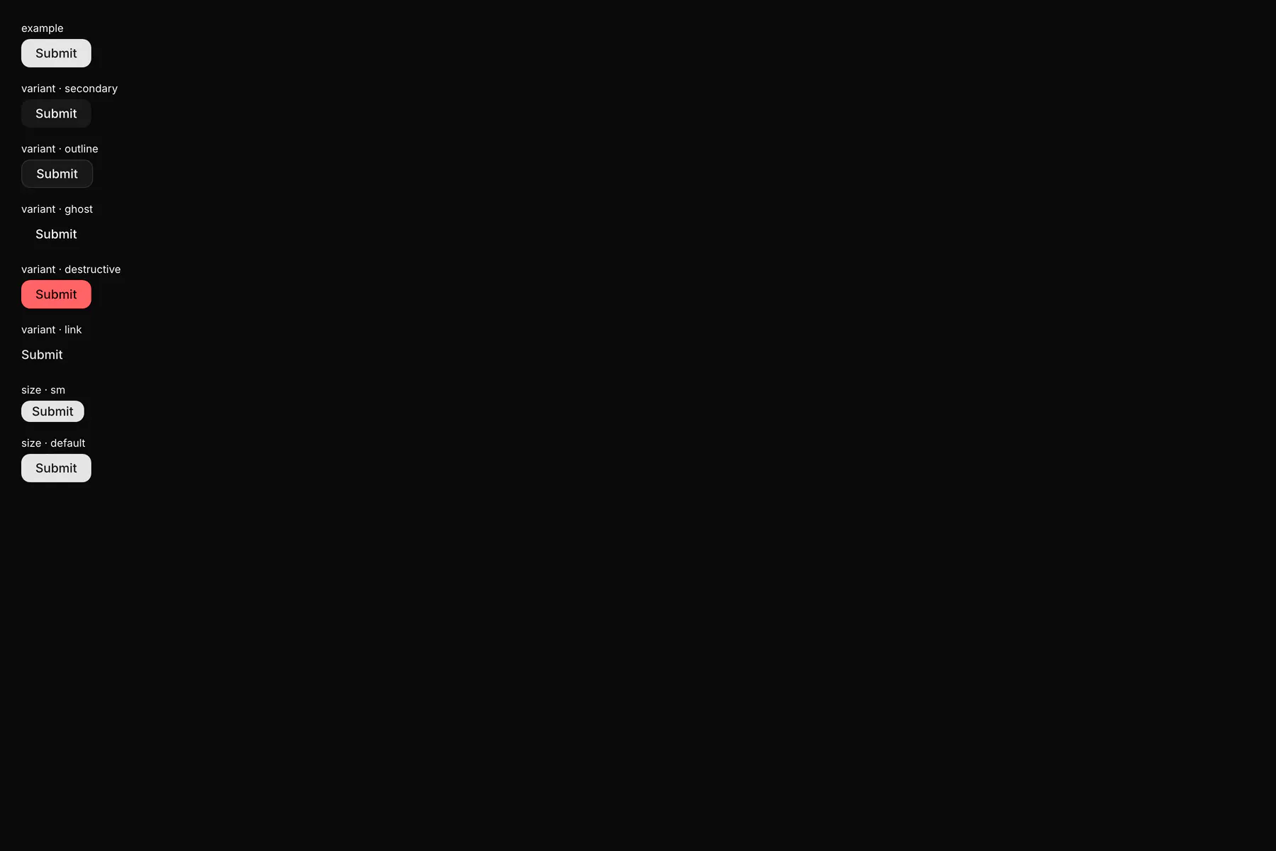 Button rendered by the React renderer on Web