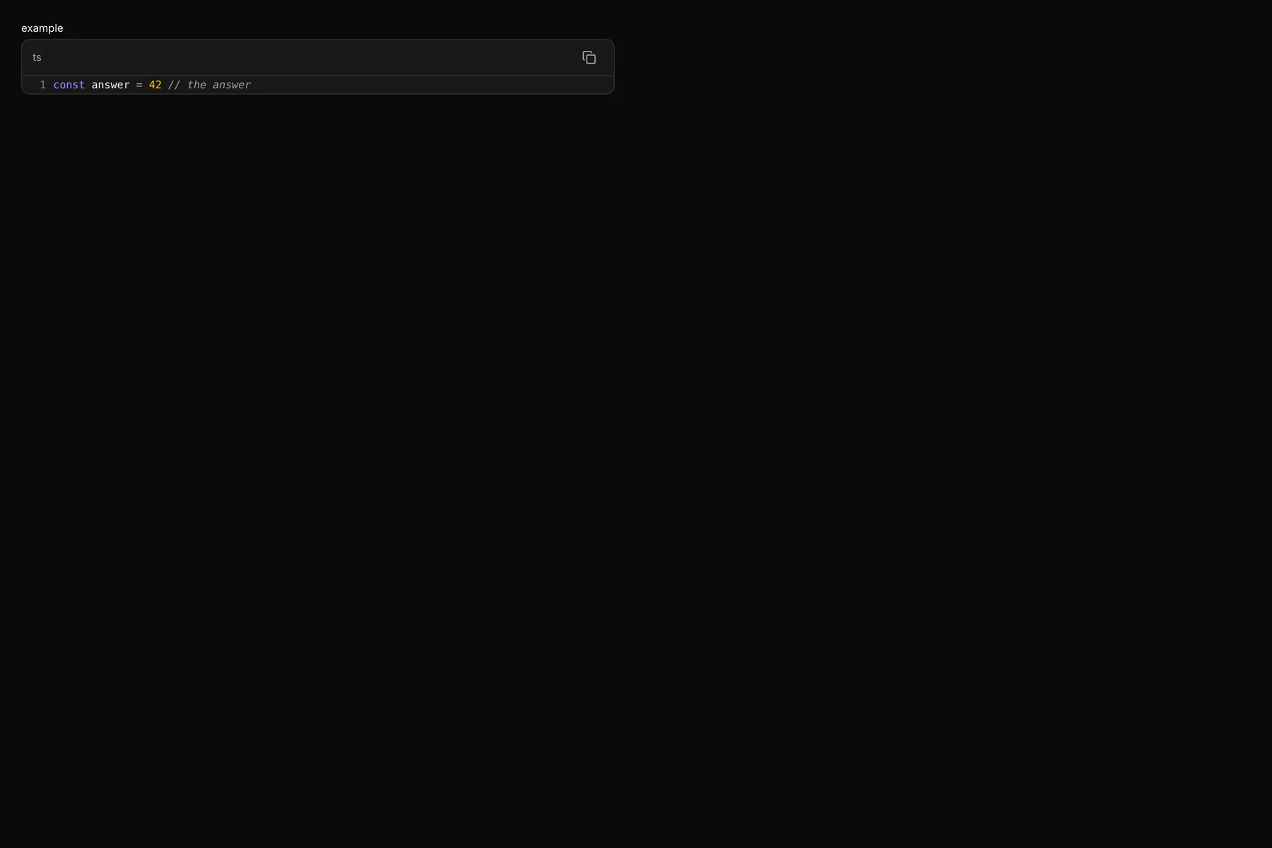 CodeBlock rendered by the React renderer on Web