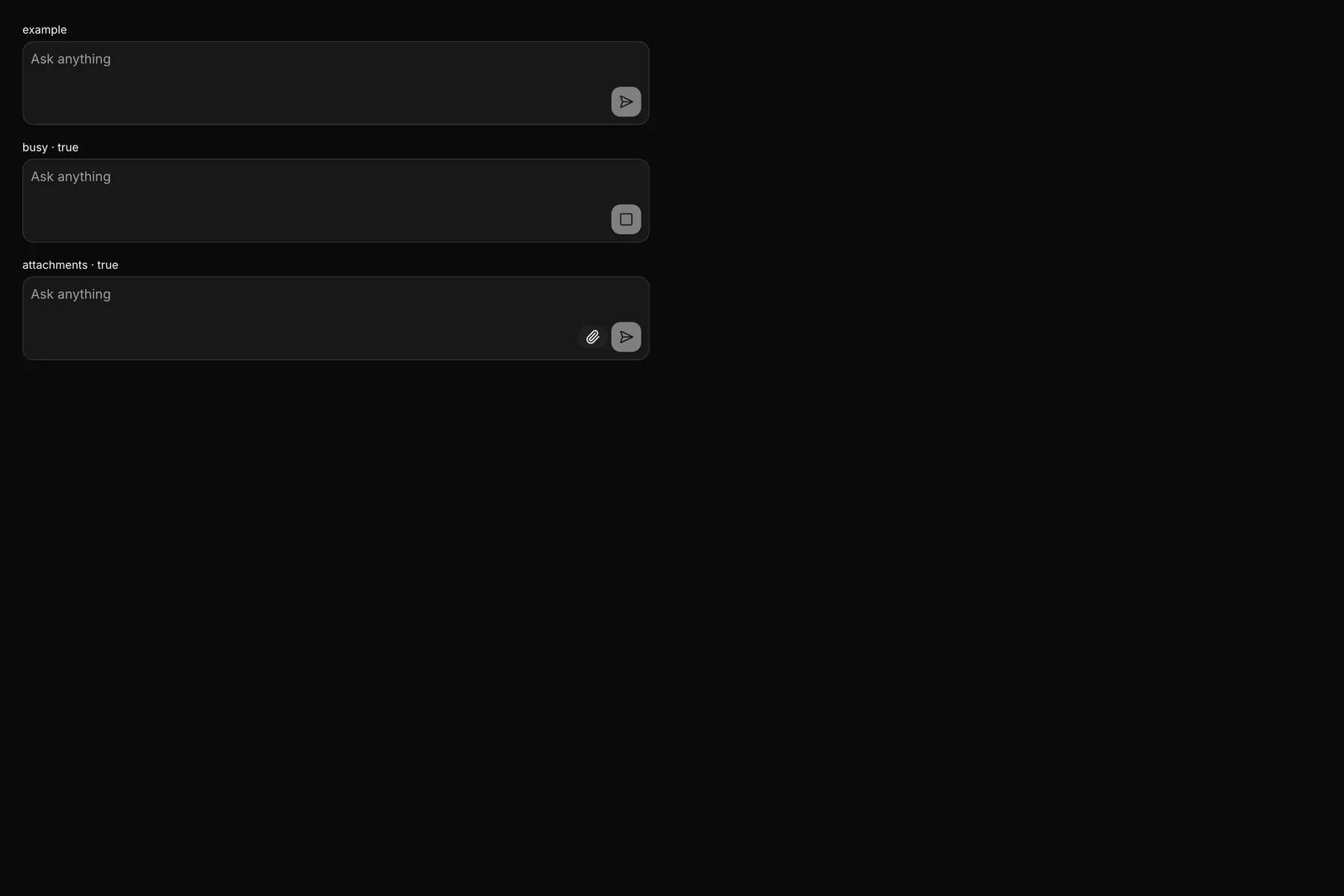 Composer rendered by the React renderer on Web
