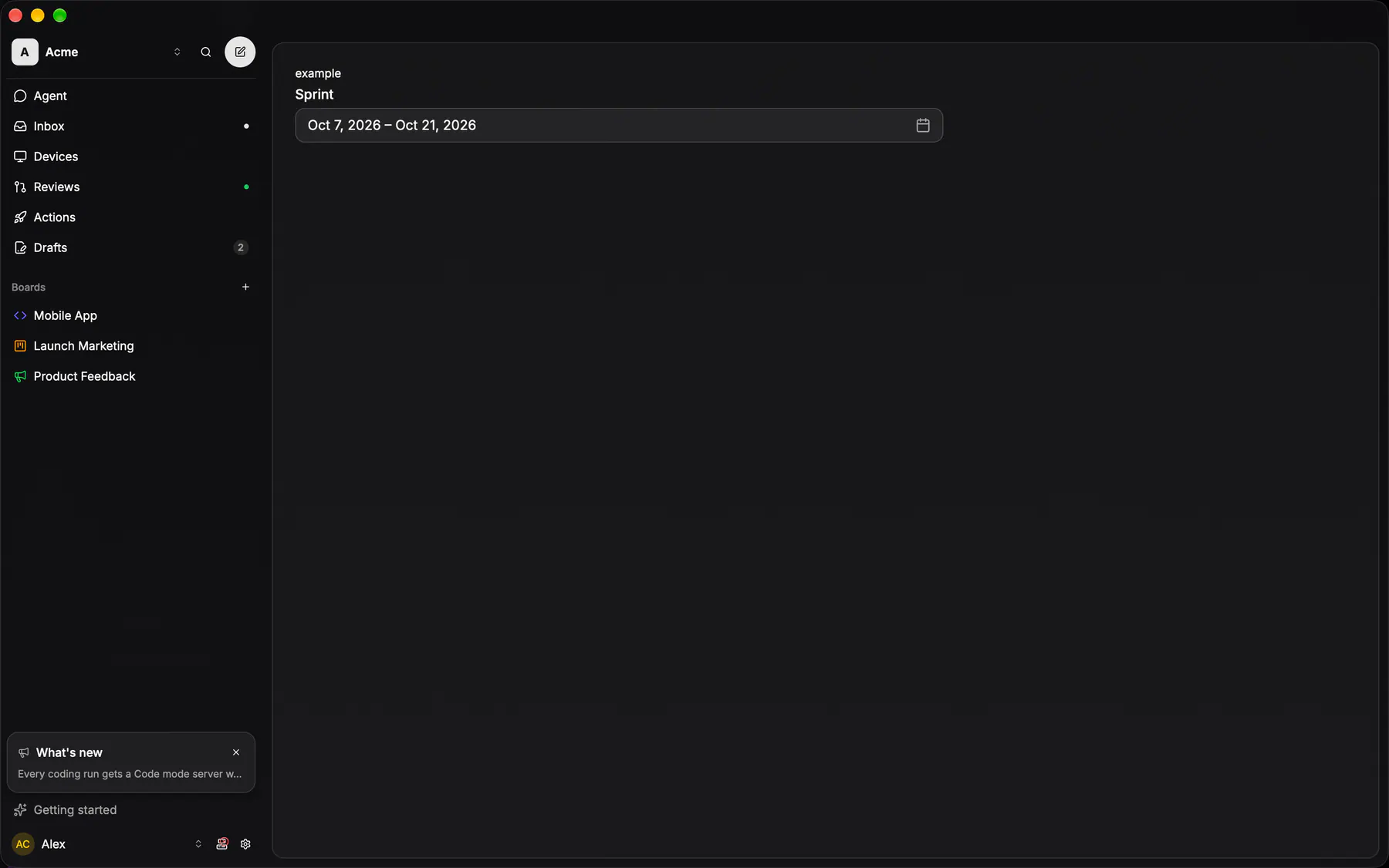 DateRangePicker rendered by the gpui renderer on Desktop