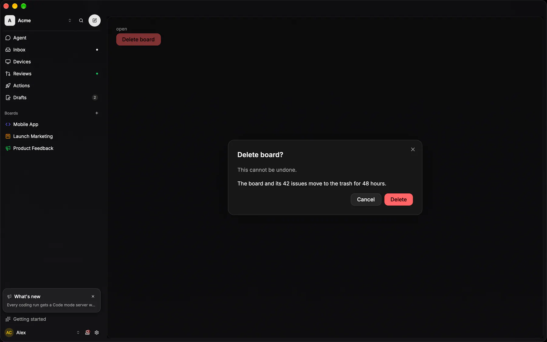 Dialog rendered by the gpui renderer on Desktop