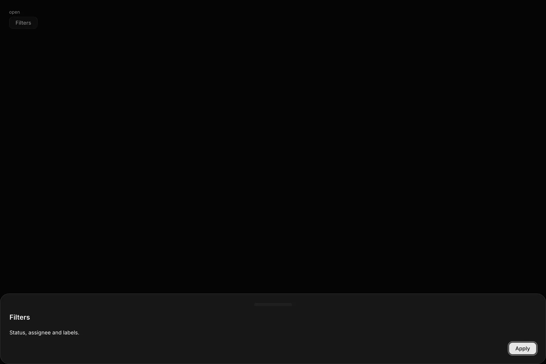 Drawer rendered by the React renderer on Web
