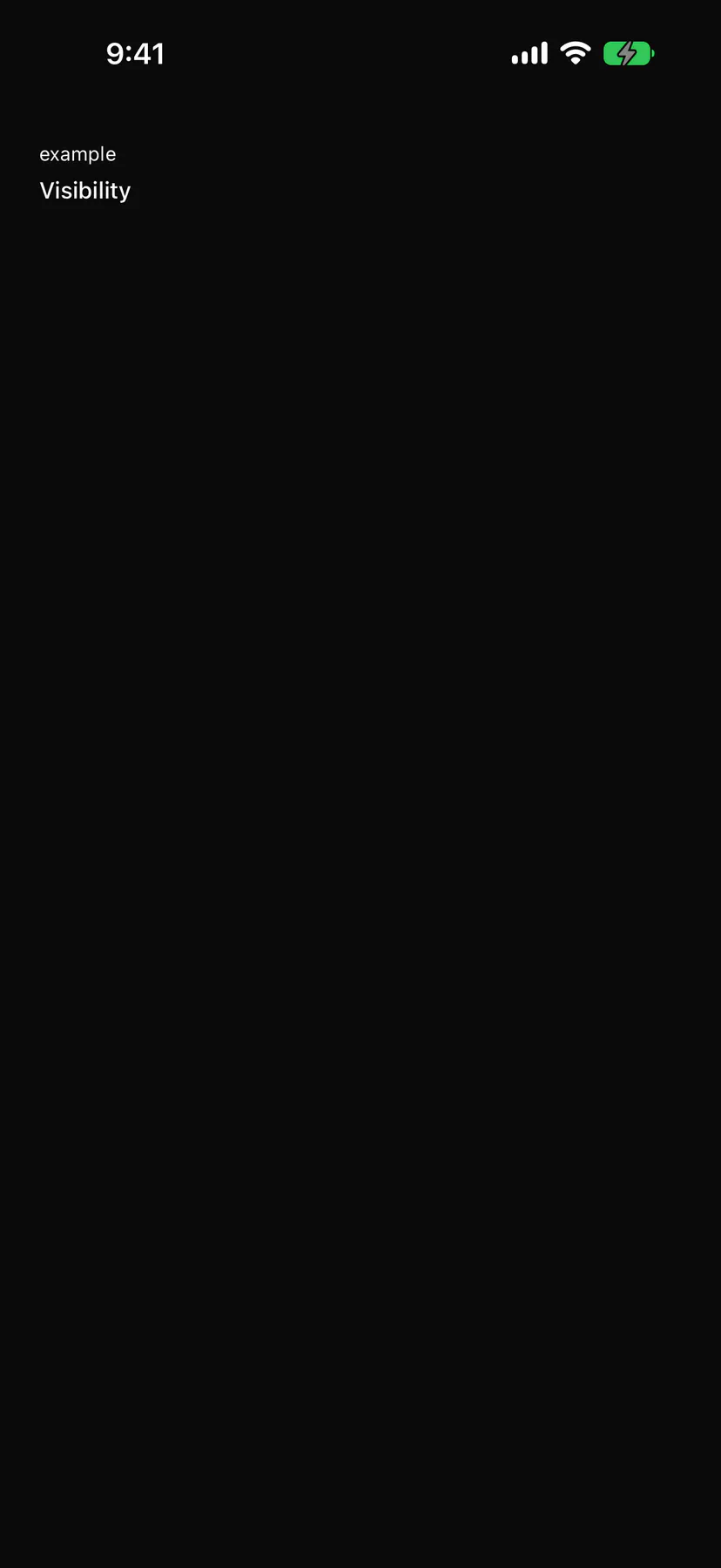 Label rendered by the SwiftUI renderer on iOS
