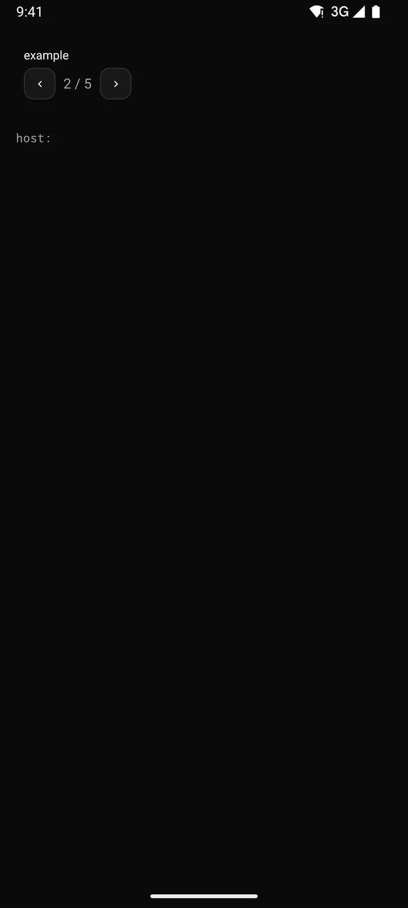 Pagination rendered by the Compose renderer on Android