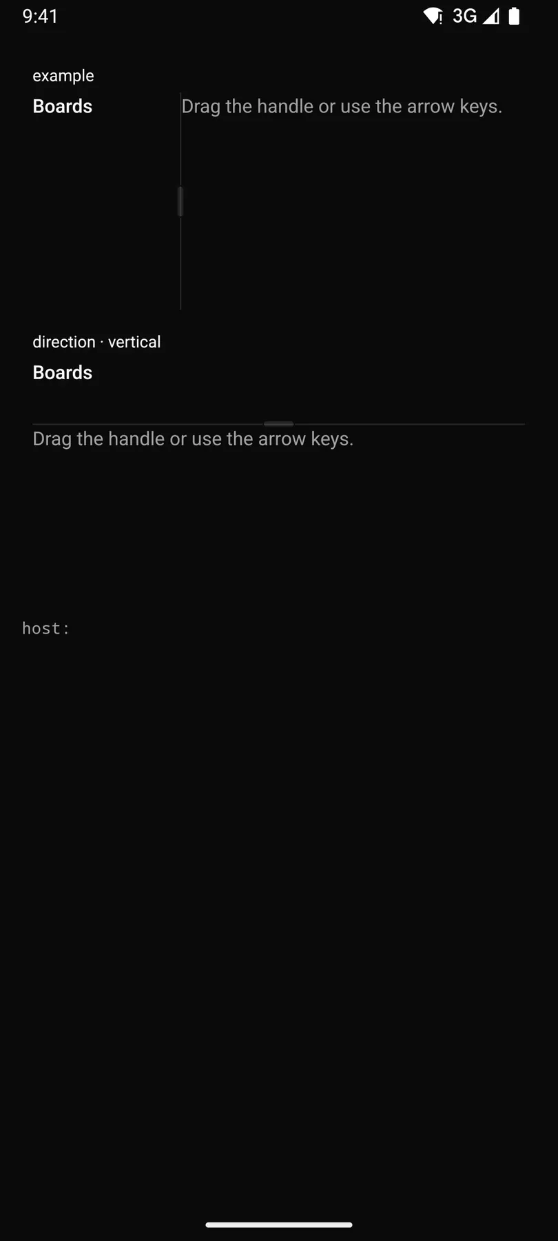 Resizable rendered by the Compose renderer on Android