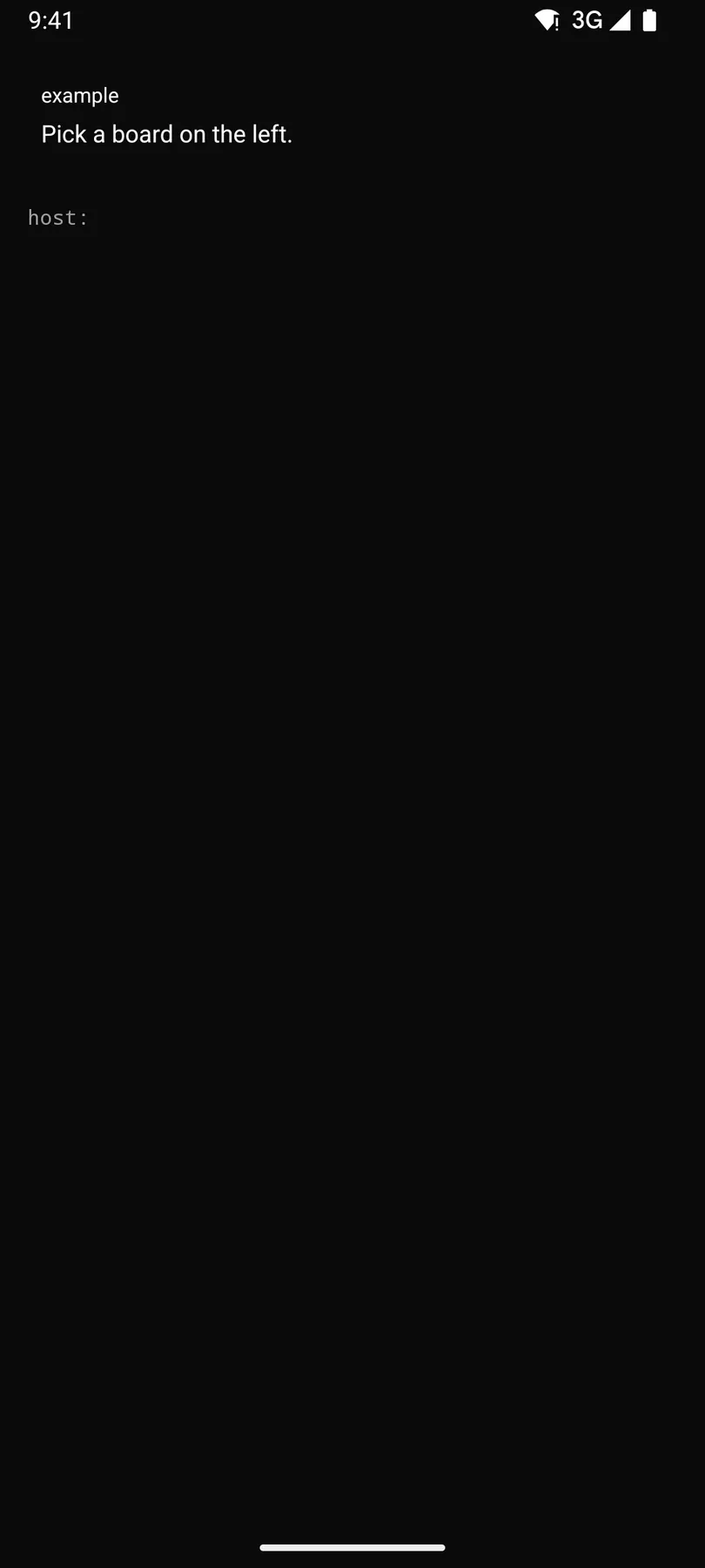 Sidebar rendered by the Compose renderer on Android