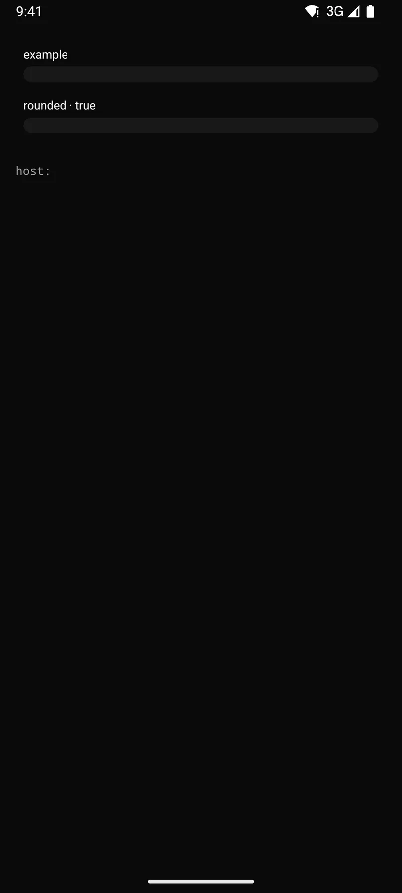 Skeleton rendered by the Compose renderer on Android