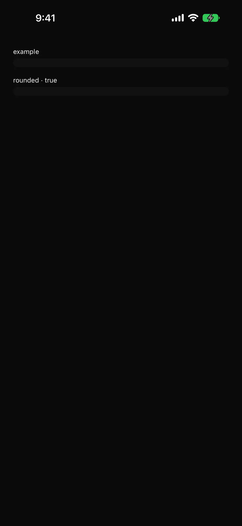 Skeleton rendered by the SwiftUI renderer on iOS