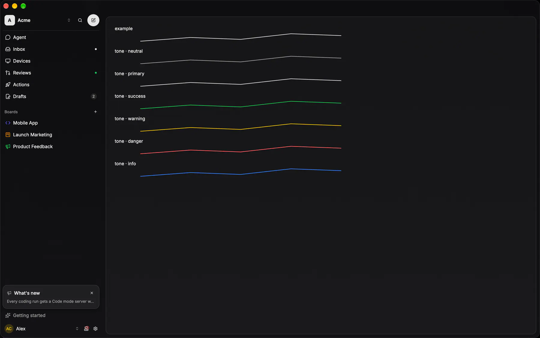 Sparkline rendered by the gpui renderer on Desktop