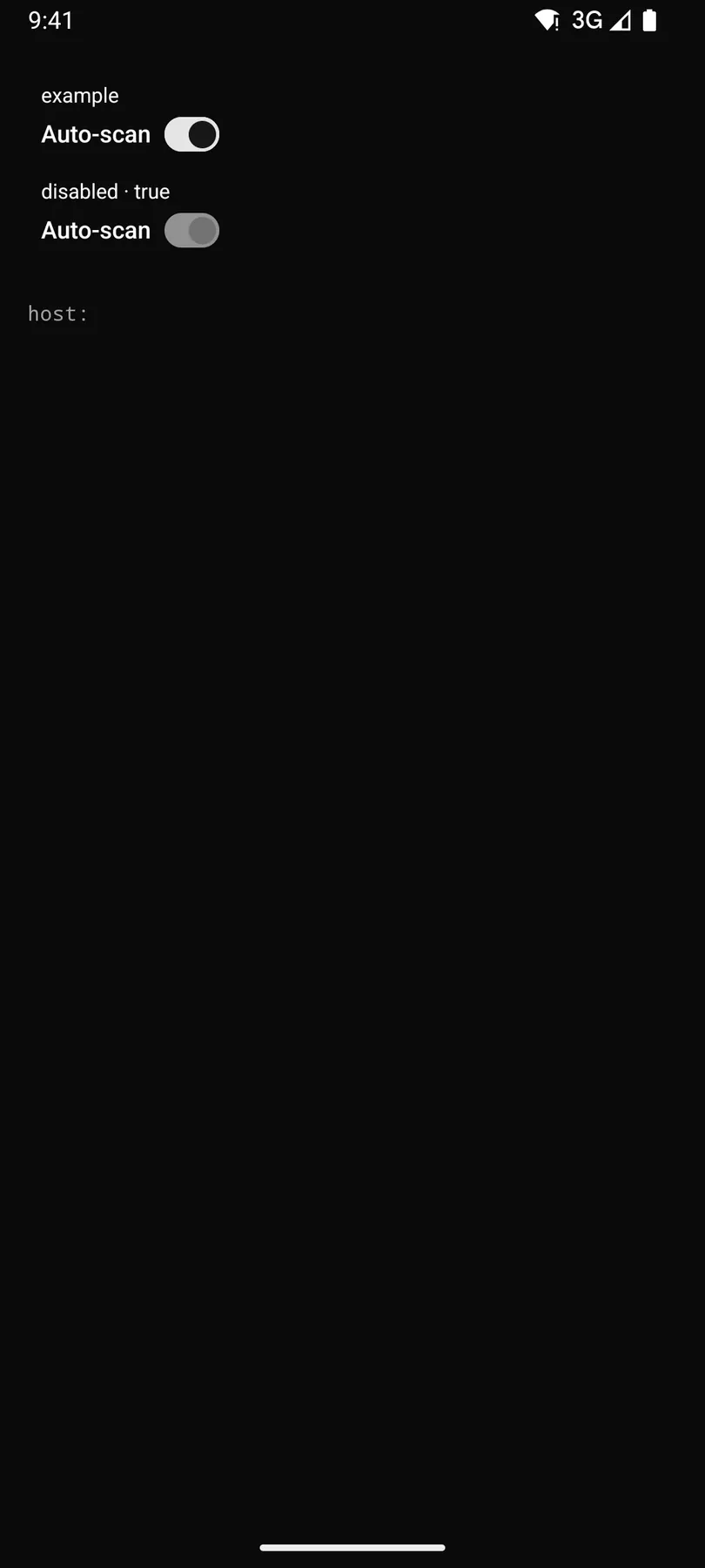 Switch rendered by the Compose renderer on Android