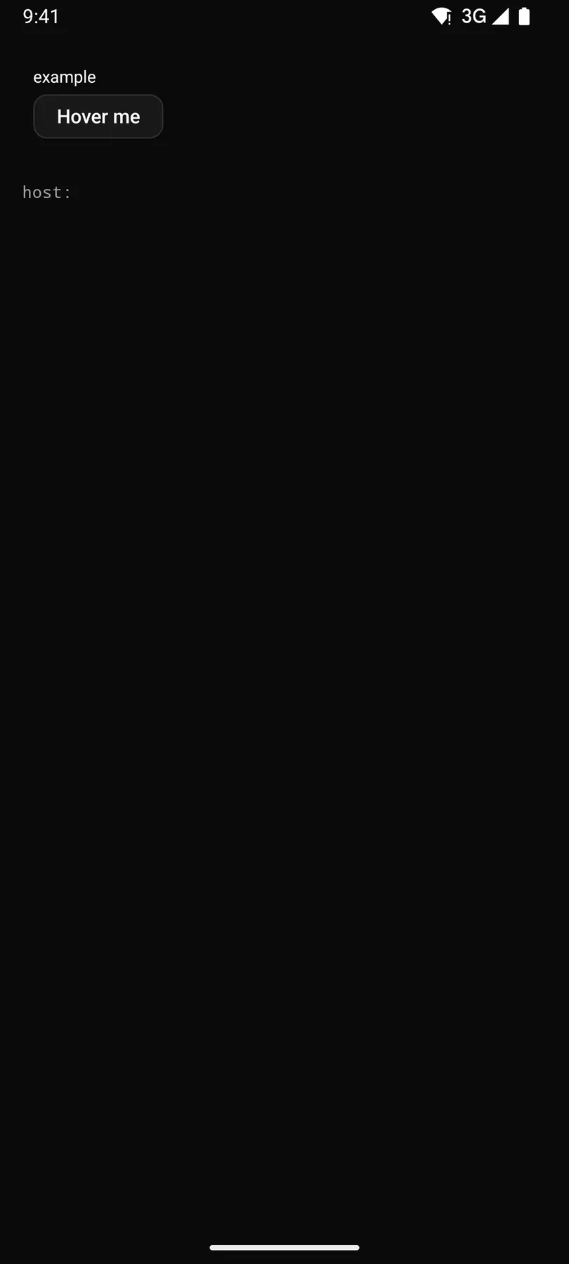 Tooltip rendered by the Compose renderer on Android