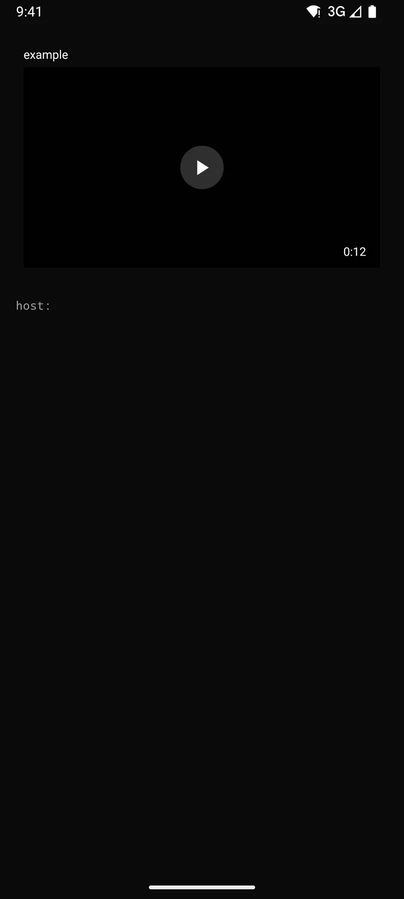 Video rendered by the Compose renderer on Android