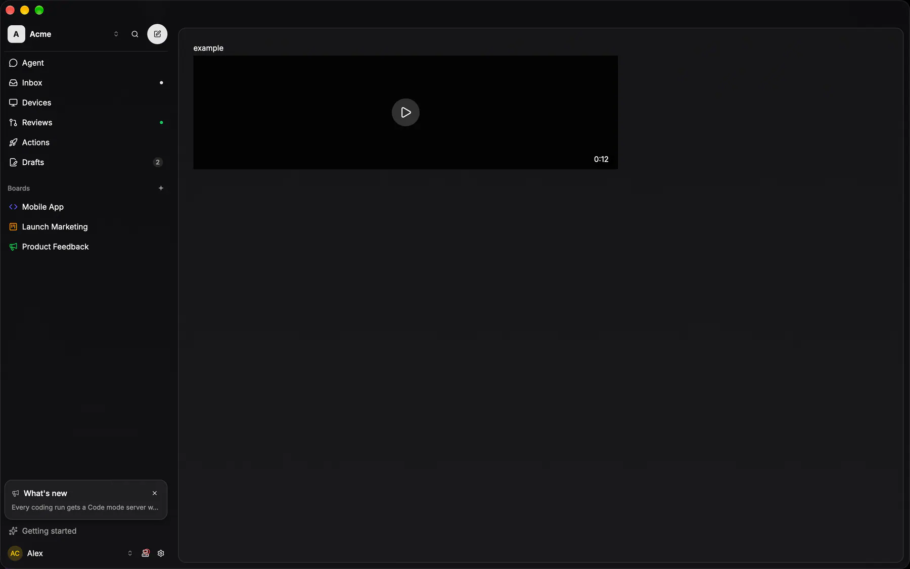 Video rendered by the gpui renderer on Desktop