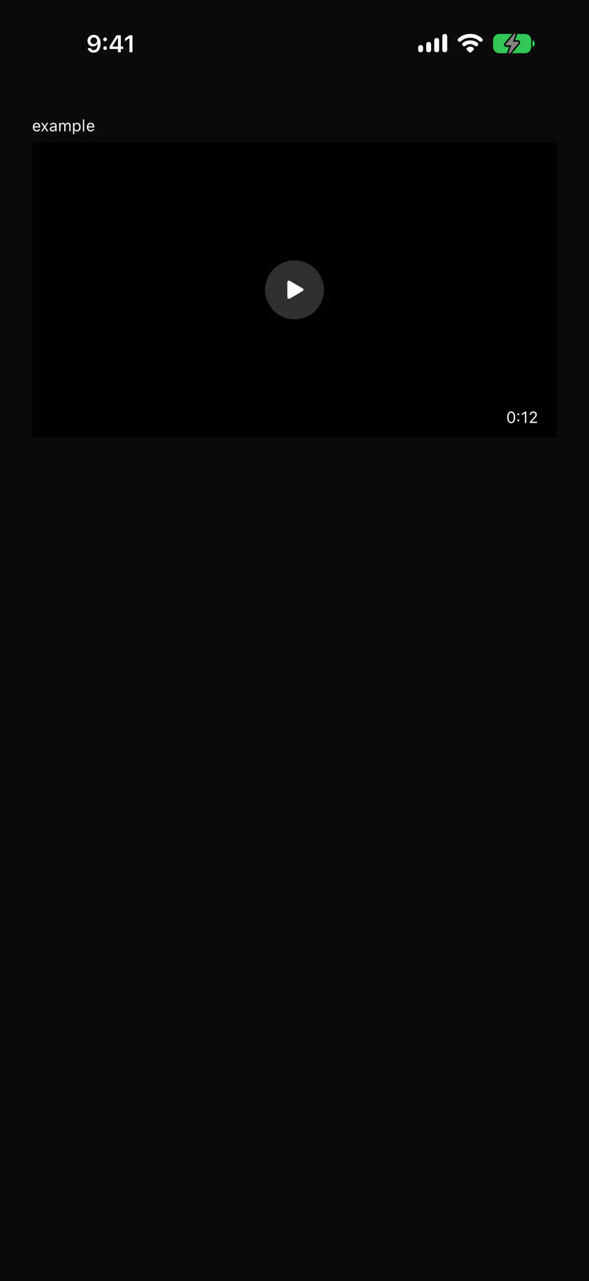 Video rendered by the SwiftUI renderer on iOS